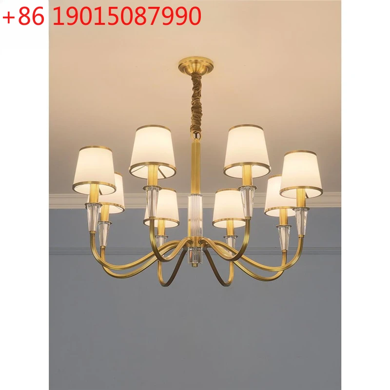 Light luxury simple crystal living room lamps modern villa dining room bedroom study room linen atmospheric
Light luxury simple crystal living room lamps modern villa dining room bedroom study room linen atmospheric