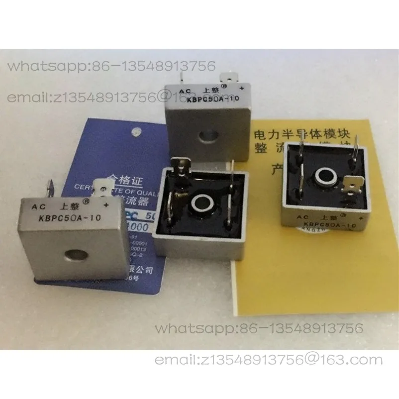 KBPC3510 KBPC5010 Upper Rectifier Bridge, Rectifier, Bridge Stack 35A 1000V50A 25A 10A
KBPC3510 KBPC5010 Upper Rectifier Bridge, Rectifier, Bridge Stack 35A 1000V50A 25A 10A