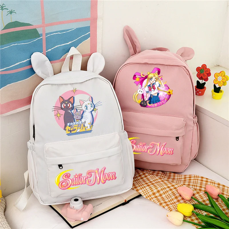 Sailor Moon Backpacks Students Fashion Schoolbag Cartoon Cartoon Motif Print Backpack Large Capacity Bags Back To School Gifts
Sailor Moon Backpacks Students Fashion Schoolbag Cartoon Cartoon Motif Print Backpack Large Capacity Bags Back To School Gifts