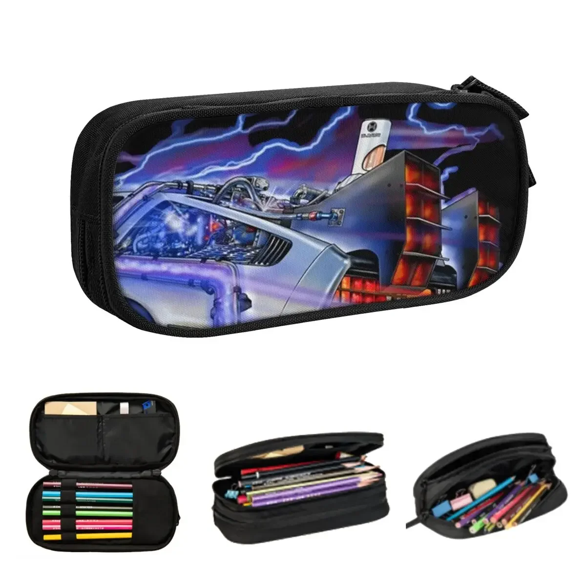 Back To The Future Pencil Cases Large Storage Pen Bags Pen Box Pencil Pouch For Boys Girls Students Stationery School Office
Back To The Future Pencil Cases Large Storage Pen Bags Pen Box Pencil Pouch For Boys Girls Students Stationery School Office