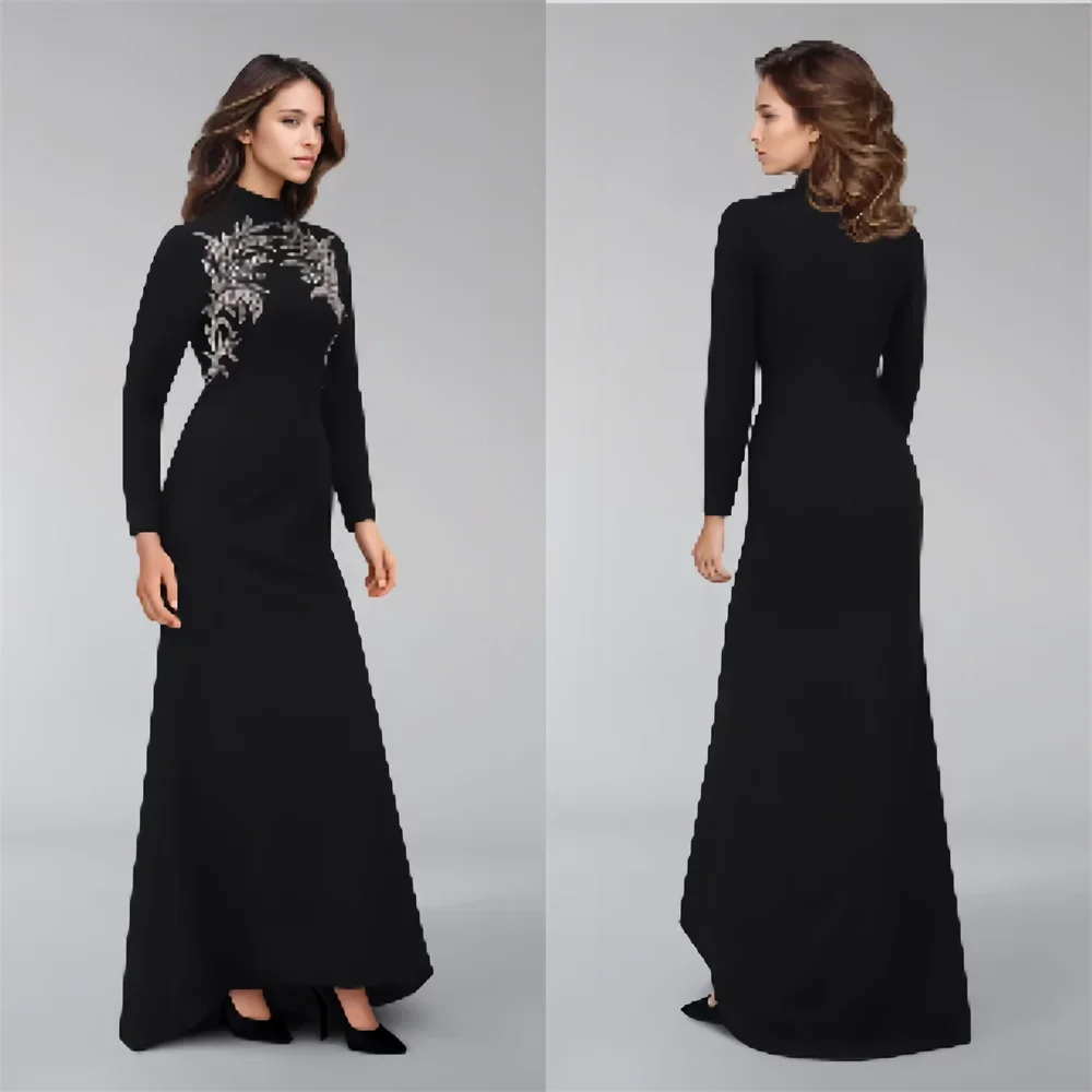 Customized Evening Dress Formal Dearin High Collar A-line Floor Length Skirts Bead Embroidery Bespoke Occasion Dresses Prom Gown
Customized Evening Dress Formal Dearin High Collar A-line Floor Length Skirts Bead Embroidery Bespoke Occasion Dresses Prom Gown