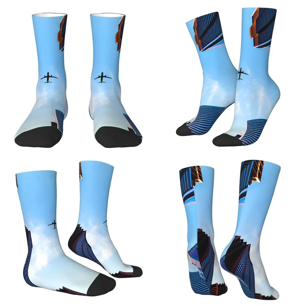 Носки с изображением самолета, летающего над городом, цифровые носки в стиле Харадзюку, высококачественные носки на все сезоны, длинные носки для подарка на День святого Валентина
Носки с изображением самолета, летающего над городом, цифровые носки в стиле Харадзюку, высококачественные носки на все сезоны, длинные носки для подарка на День святого Валентина