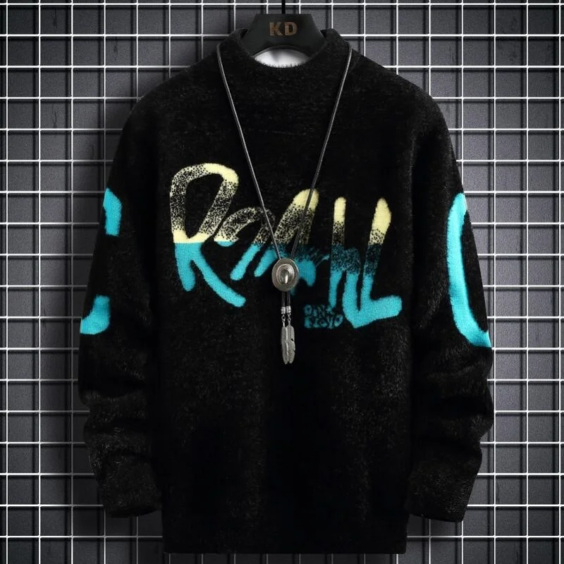 Homme 2023 Pull New Fall Winter Knitted Sweater Men Long Sleeve Turtleneck Fashion Mink Velvet Sweaters Soft Warm Mens Pullovers
Homme 2023 Pull New Fall Winter Knitted Sweater Men Long Sleeve Turtleneck Fashion Mink Velvet Sweaters Soft Warm Mens Pullovers