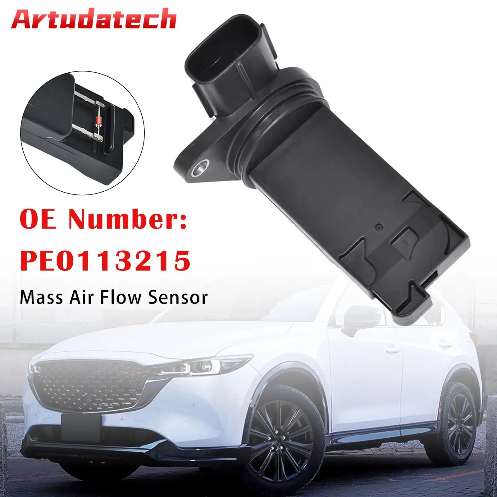 Датчик массового расхода воздуха Artudatech PE0113215 для Mazda CX-5, Mitsubishi Outlander 2010-2018, 2019, 2020, 2021, 2022
Датчик массового расхода воздуха Artudatech PE0113215 для Mazda CX-5, Mitsubishi Outlander 2010-2018, 2019, 2020, 2021, 2022