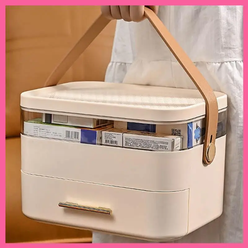 ABNM 1 PCS Portable 2 Layers First Aid Kit Medicine Pill Storage Box Organizer Family Emergency Bag Home Cabinet Plastic Contain
ABNM 1 PCS Portable 2 Layers First Aid Kit Medicine Pill Storage Box Organizer Family Emergency Bag Home Cabinet Plastic Contain