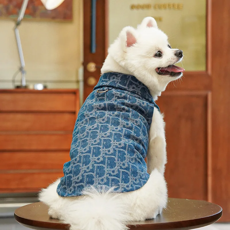 Pet Clothing Dog Autumn and Winter Denim JeanThickened Windproof Coat Puppy Costume For Small Medium Dogs Pet Jacket Wholesale
Pet Clothing Dog Autumn and Winter Denim JeanThickened Windproof Coat Puppy Costume For Small Medium Dogs Pet Jacket Wholesale