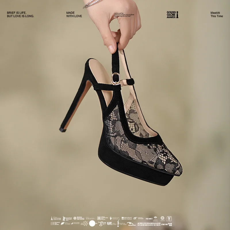 2025 summer women sandals natural leather 22-24.5cm sheep suede+lace women shoes buckle High heels waterproof platform mules
2025 summer women sandals natural leather 22-24.5cm sheep suede+lace women shoes buckle High heels waterproof platform mules