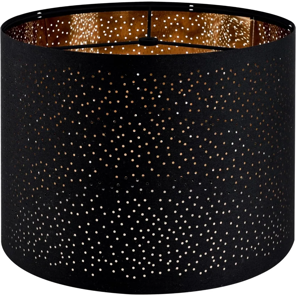 black lamp shades drum lampshades with laser drilling design, medium lampshade 13" top x 13" bottom x 10" high, lamp shade for
black lamp shades drum lampshades with laser drilling design, medium lampshade 13" top x 13" bottom x 10" high, lamp shade for