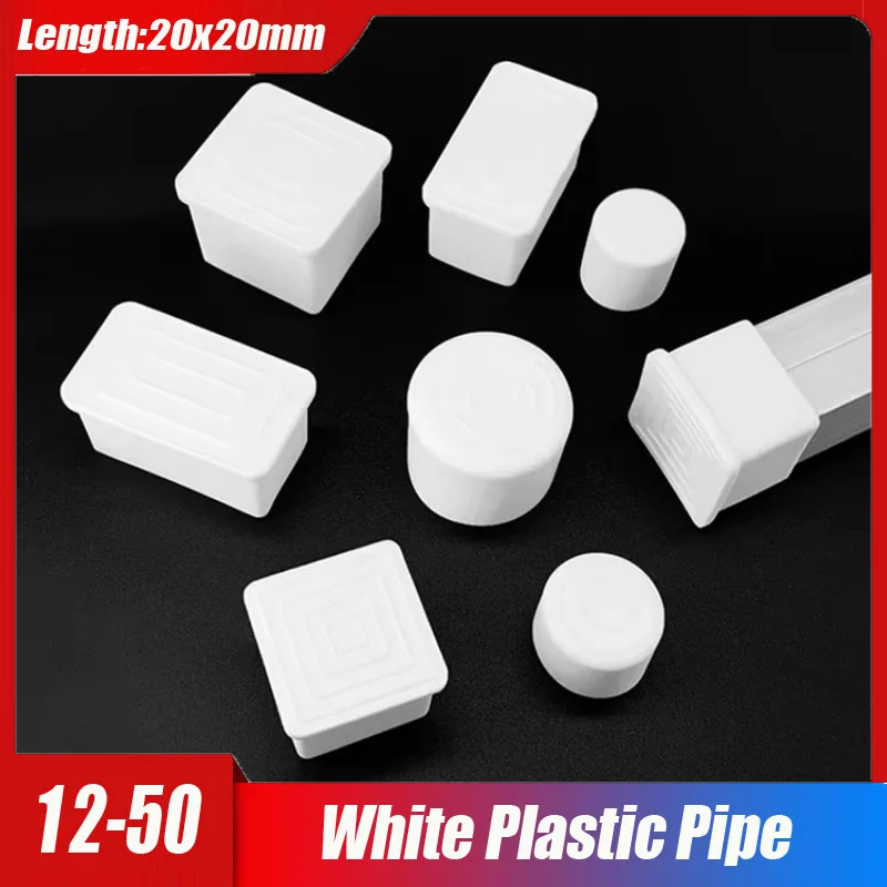 Circula/Square White Plastic Blanking End Cap Pipe Tube Inserts Plugs Bung Cover Steel table Leg Feet Pad 20x20mm to 50x100mm
Circula/Square White Plastic Blanking End Cap Pipe Tube Inserts Plugs Bung Cover Steel table Leg Feet Pad 20x20mm to 50x100mm