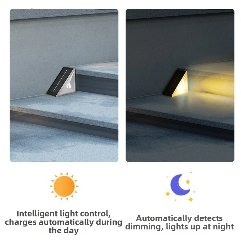 Warm White Solar Step Lights RGB Auto On Outdoor Step Lights IP67 Waterproof Solar Powered Patio Lights Outdoor Decoration
Warm White Solar Step Lights RGB Auto On Outdoor Step Lights IP67 Waterproof Solar Powered Patio Lights Outdoor Decoration