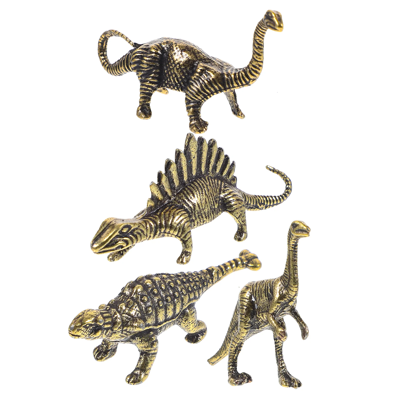 4 Pcs Dinosaur Ornaments Desktop Model Statue Office Metal Decoration Craft Sculpture Toy Animals
4 Pcs Dinosaur Ornaments Desktop Model Statue Office Metal Decoration Craft Sculpture Toy Animals