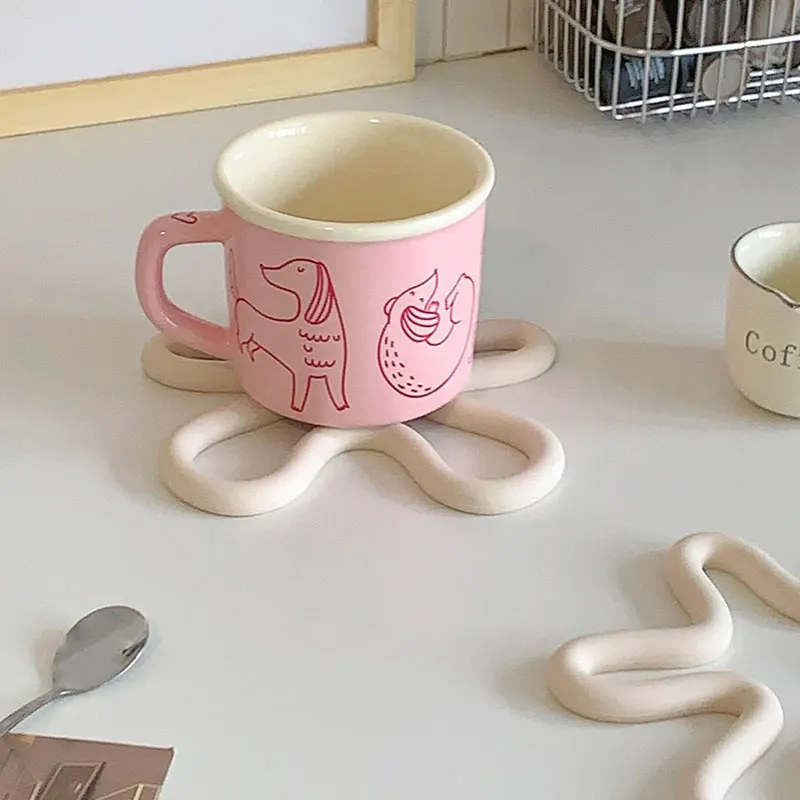 Geometrical Heat Resistant Silicone Mat Drink Cup Coasters Non-slip Pot Holder Table Placemat Kitchen Anti Scalding Placemat
Geometrical Heat Resistant Silicone Mat Drink Cup Coasters Non-slip Pot Holder Table Placemat Kitchen Anti Scalding Placemat