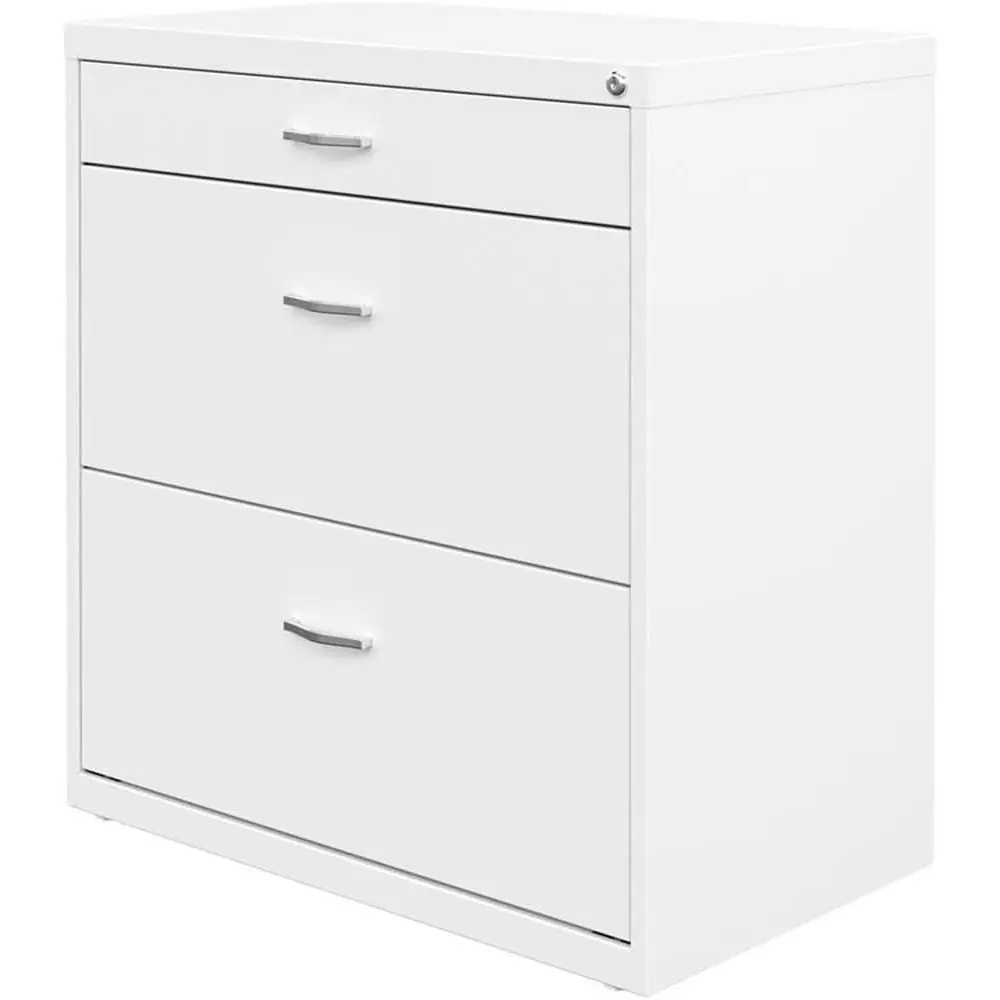 30 Wide Metal 3-Drawer Home Office Cabinet in White
30 Wide Metal 3-Drawer Home Office Cabinet in White