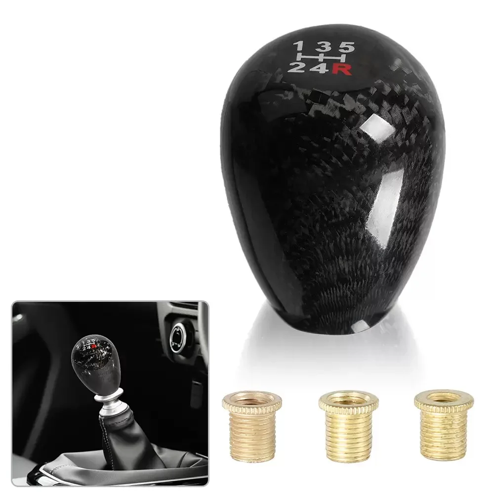 Universal Car Modification Accessories Carbon Fiber Pattern 5-Speed and 6-Speed Gear Shift Knobs 5-Speed Round Gear Shift Handle
Universal Car Modification Accessories Carbon Fiber Pattern 5-Speed and 6-Speed Gear Shift Knobs 5-Speed Round Gear Shift Handle