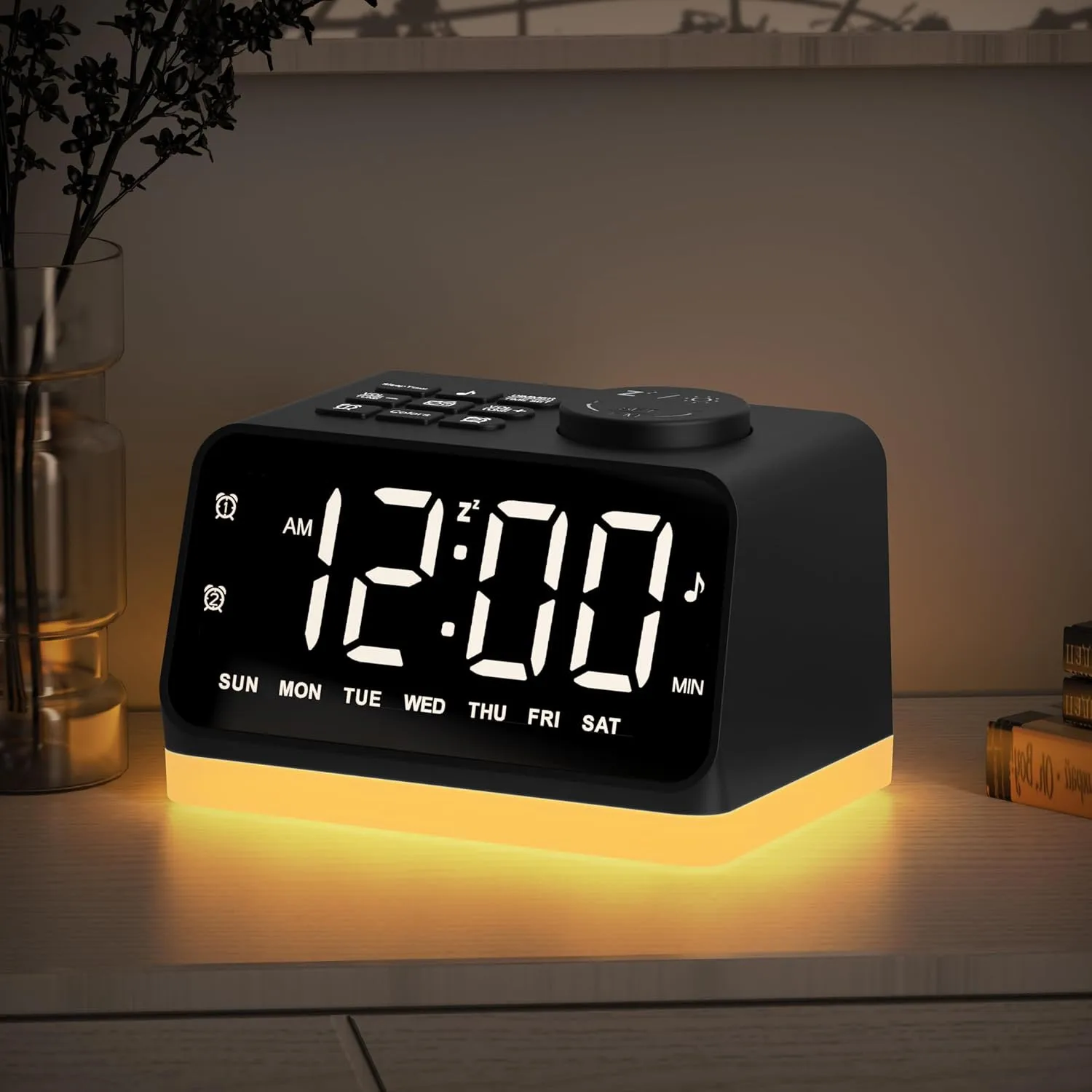 Digital Alarm Clock FM Radio Night Light Dual Alarm USB Charging Ports
Digital Alarm Clock FM Radio Night Light Dual Alarm USB Charging Ports