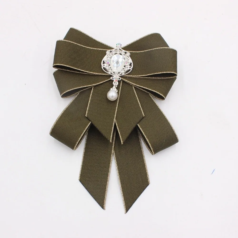 Fashion Ribbon Ribbon Bowtie Rhinestone Handmade Ribbon Bow Brooch Crystal Fabric Cloth Art Bow Tie For Men and Women
Fashion Ribbon Ribbon Bowtie Rhinestone Handmade Ribbon Bow Brooch Crystal Fabric Cloth Art Bow Tie For Men and Women