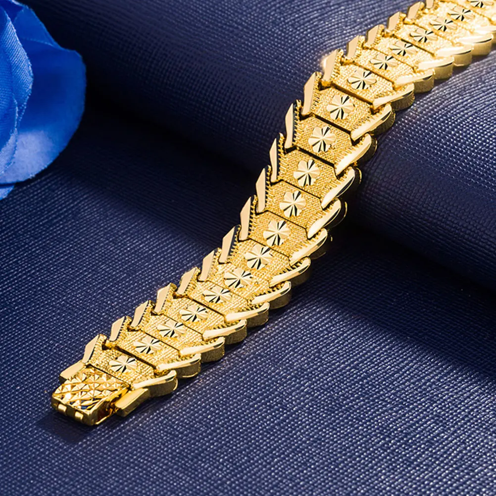 2Pcs Carved Wide Bracelets For Men Version Mens Wrist Bracelets Durable Jewelry Mens Chain Men Chain Bracelet Gifts
2Pcs Carved Wide Bracelets For Men Version Mens Wrist Bracelets Durable Jewelry Mens Chain Men Chain Bracelet Gifts