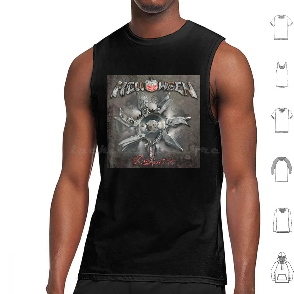 Helloween-7 Sinners Album 2010 Tank Tops Vest Sleeveless Helloween German Power Metal Band Band
Helloween-7 Sinners Album 2010 Tank Tops Vest Sleeveless Helloween German Power Metal Band Band