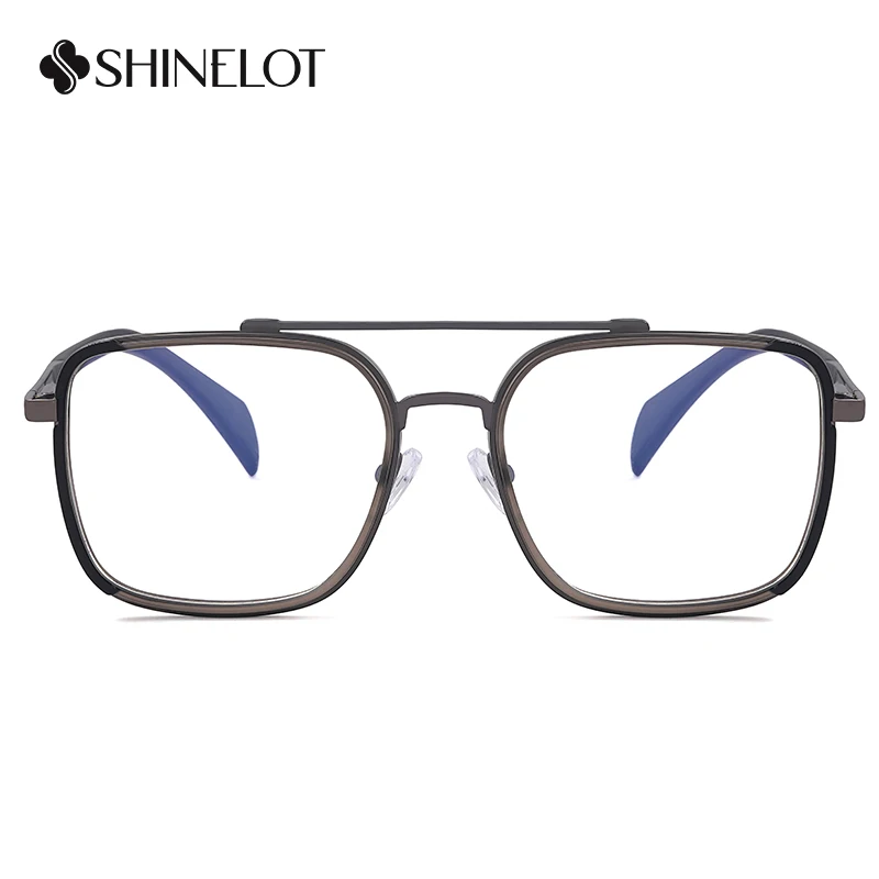 82140 Men Double Bridge Workplace Prescription Eyeglasses Frame Eye Protection Male Glasses Gentleman Eyewear Father's Gift
82140 Men Double Bridge Workplace Prescription Eyeglasses Frame Eye Protection Male Glasses Gentleman Eyewear Father's Gift