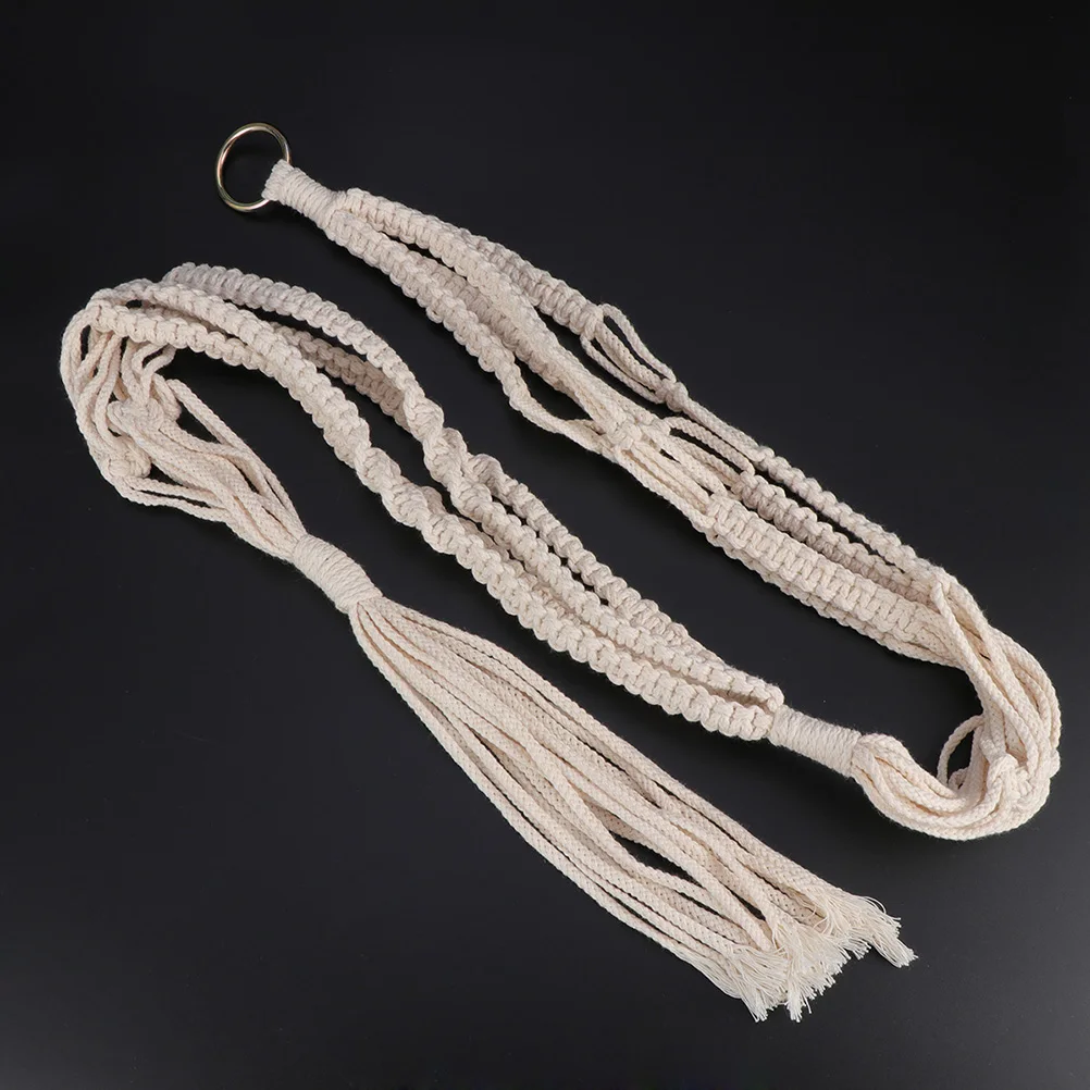Double Macrame Hangers Cotton Rope Flower Pot Hanging Basket Wall Art Decor Indoor Outdoor Hanging Planter Garden Use
Double Macrame Hangers Cotton Rope Flower Pot Hanging Basket Wall Art Decor Indoor Outdoor Hanging Planter Garden Use