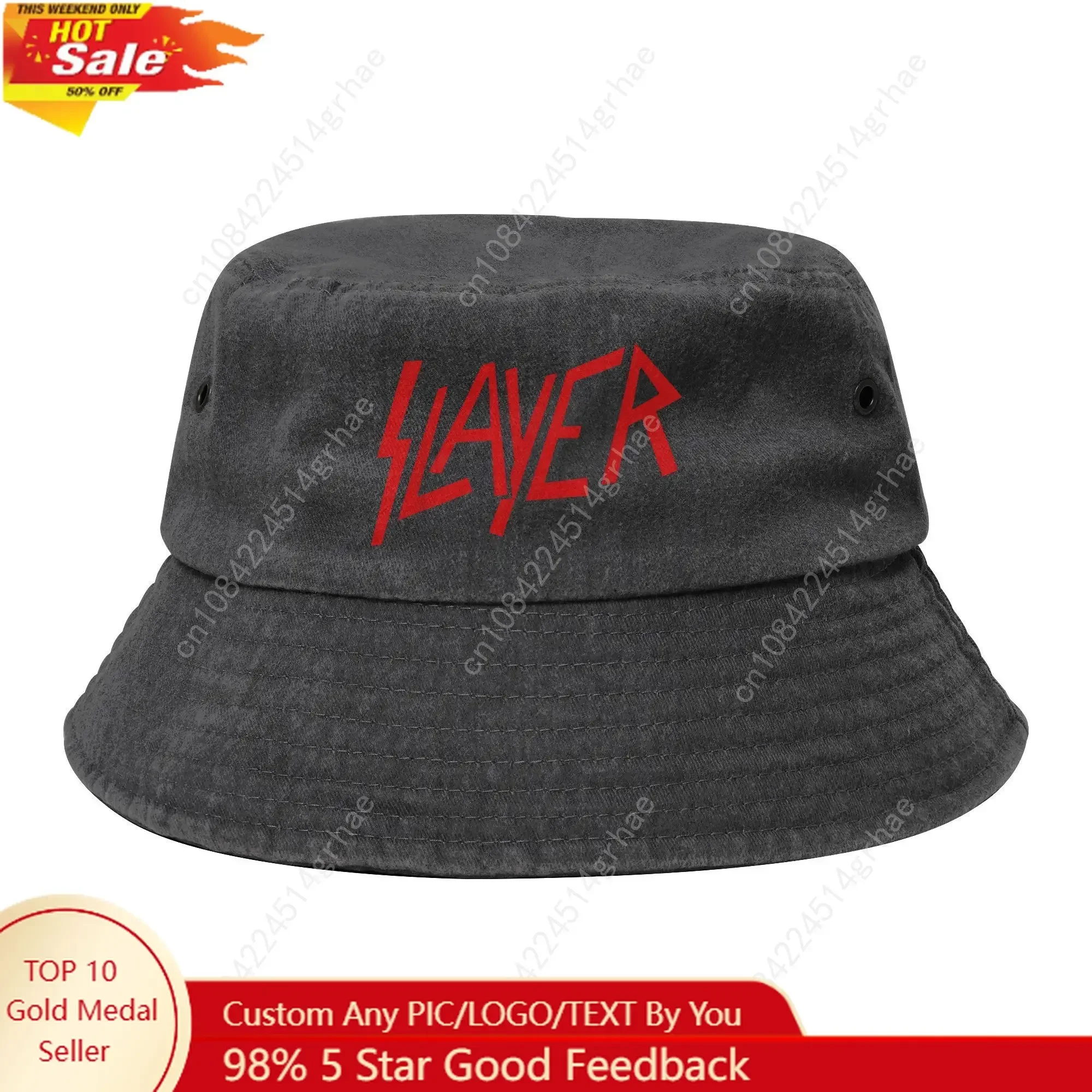 Hip Hop Slayer Metal Band 1980s Trash Metal Bucket Hat Teen Packable Camping tag Distressed Washed Fishing Caps Hatwear Bob Hat
Hip Hop Slayer Metal Band 1980s Trash Metal Bucket Hat Teen Packable Camping tag Distressed Washed Fishing Caps Hatwear Bob Hat