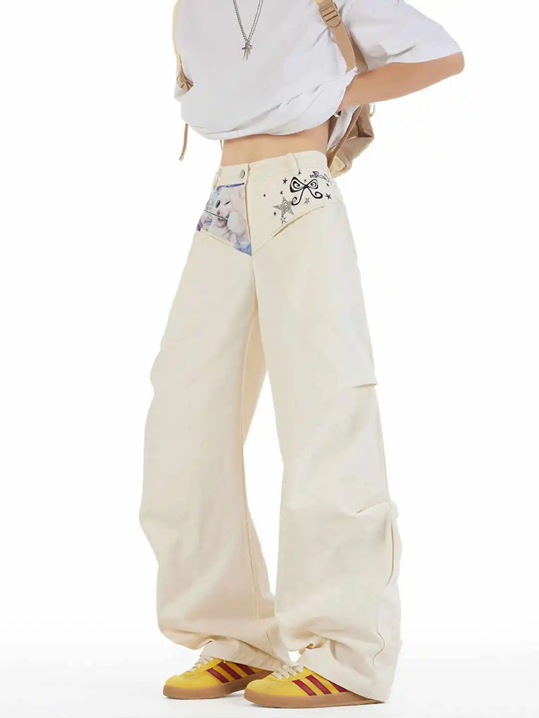 Женские брюки-парашюты цвета хаки, мешковатые брюки с принтом граффити, спортивные штаны в стиле Харадзюку, японский стиль 2000-х, Y2k, винтажные брюки 90-х годов, 2025 г.
Женские брюки-парашюты цвета хаки, мешковатые брюки с принтом граффити, спортивные штаны в стиле Харадзюку, японский стиль 2000-х, Y2k, винтажные брюки 90-х годов, 2025 г.