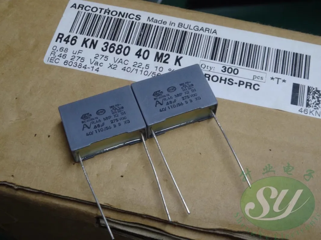 10PCS AV R46 0.68uf/275VAC 680nf u68 684 Brand New 22mm Film Capacitor
10PCS AV R46 0.68uf/275VAC 680nf u68 684 Brand New 22mm Film Capacitor