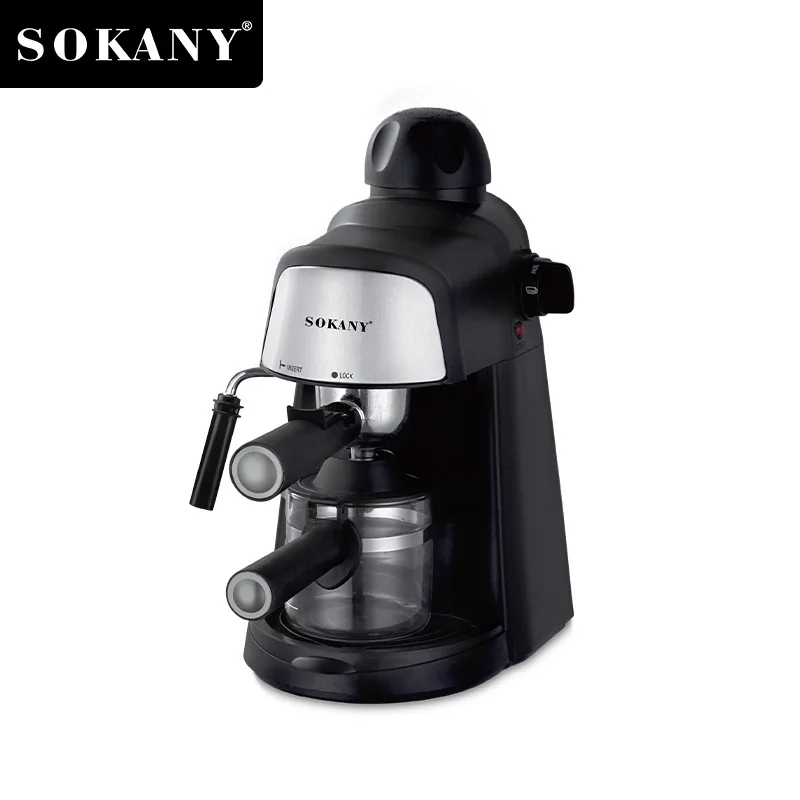 SOKANY Multifunctional Household Convenience 6810 Italian Coffee Machine Semi-Automatic Coffee Pot
SOKANY Multifunctional Household Convenience 6810 Italian Coffee Machine Semi-Automatic Coffee Pot