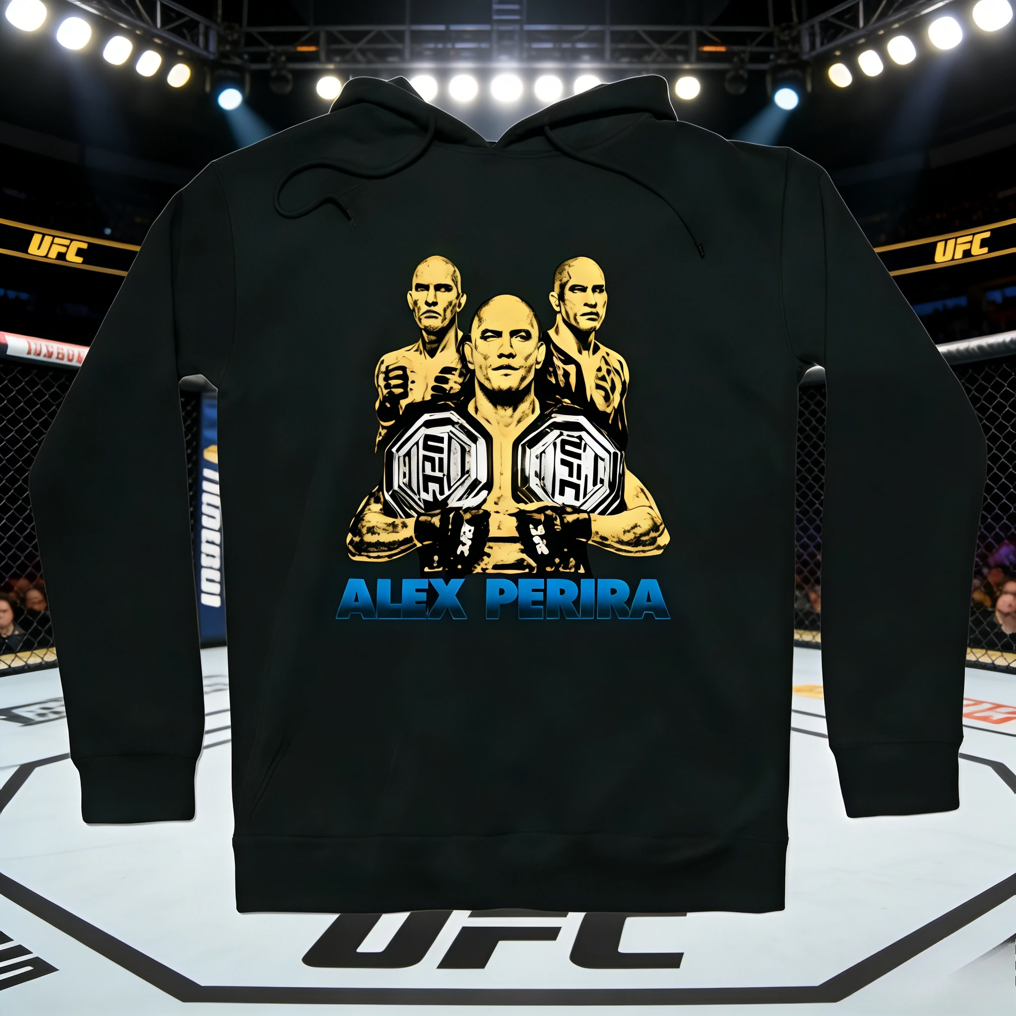 Коллекция UFC Alex Pereira 2026, осенне-зимняя — дышащая спортивная одежда из чистого хлопка с капюшоном, подходящая для мужчин и женщин
Коллекция UFC Alex Pereira 2026, осенне-зимняя — дышащая спортивная одежда из чистого хлопка с капюшоном, подходящая для мужчин и женщин