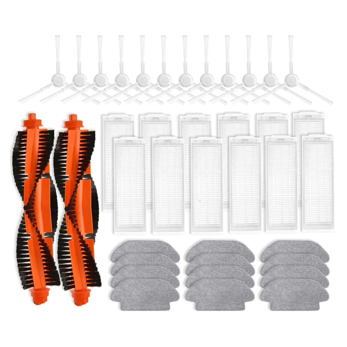 AUU-For Robot Vacuum T12 / S10 / S12 / B106GL Replacement Parts Main Side Brush Hepa Filter Mop Cloth Accessories
AUU-For Robot Vacuum T12 / S10 / S12 / B106GL Replacement Parts Main Side Brush Hepa Filter Mop Cloth Accessories