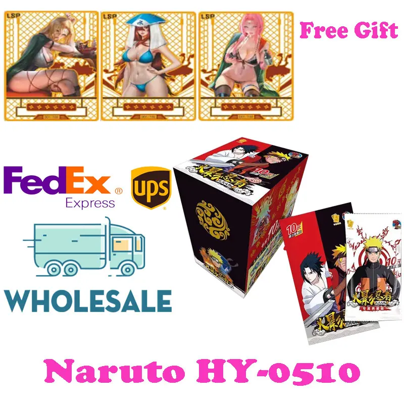 

Bargain Price Case Wholesale Price HY-0510 Naruto Collection Card Little Dino Hinata Sakura Sasuke Booster Box TCG Hobby Gift