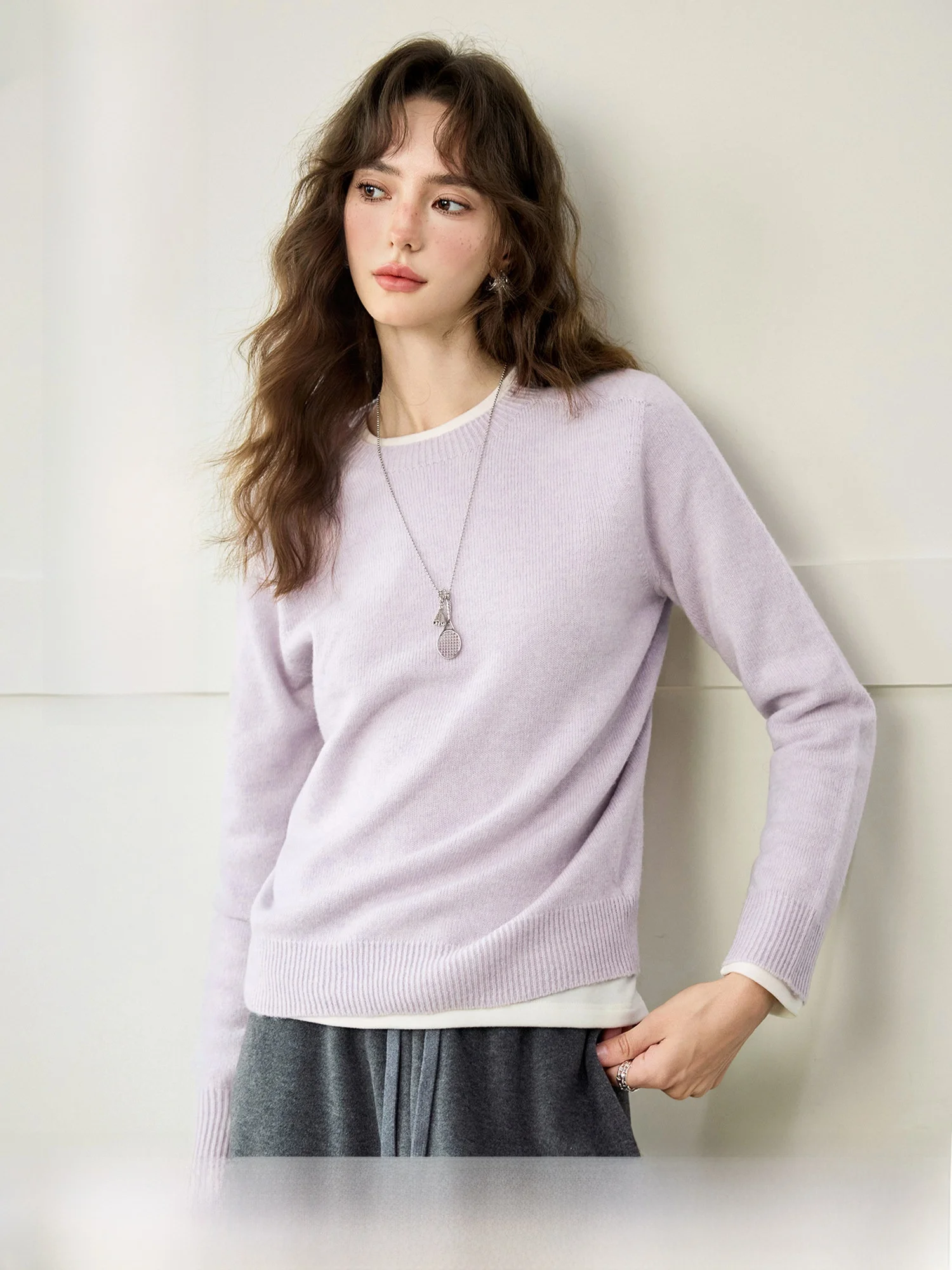 NAGUAGU Women's Sl round Ne Knitwear Full Wool Base irt Casual Sle Slim Fit Long Sve Thiened Woolen Sweater
NAGUAGU Women's Sl round Ne Knitwear Full Wool Base irt Casual Sle Slim Fit Long Sve Thiened Woolen Sweater