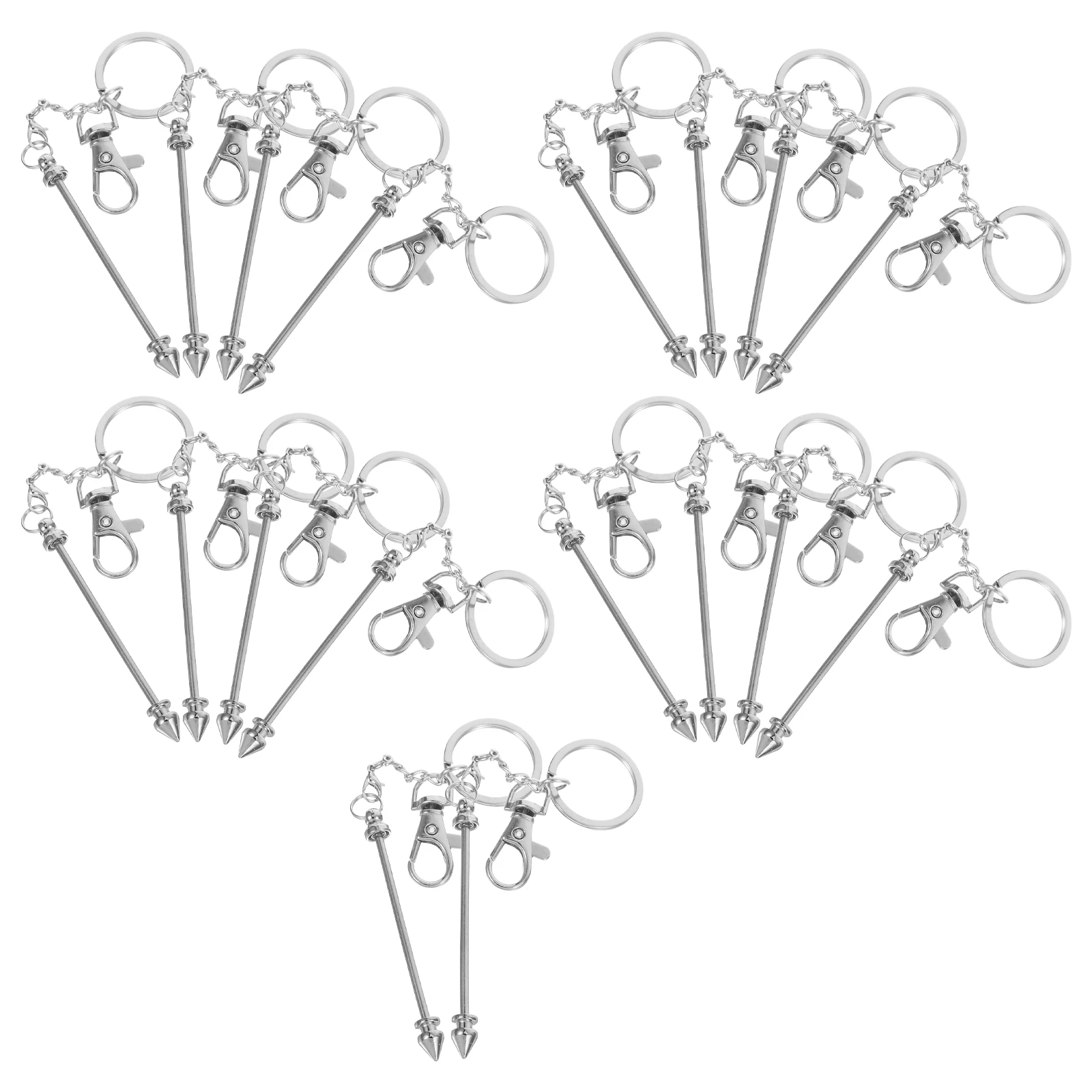 18pcs Beaded Keychain Metal Lobster Clasp Jewelry Making Claw Clips Charm Hooks Keyring Clip Metal Bead Keychain Kit
18pcs Beaded Keychain Metal Lobster Clasp Jewelry Making Claw Clips Charm Hooks Keyring Clip Metal Bead Keychain Kit