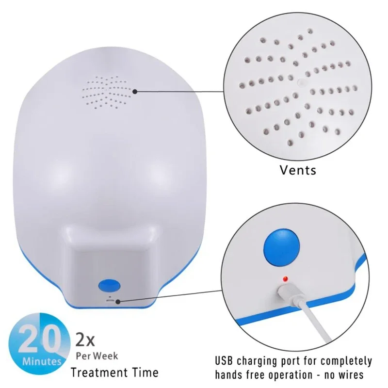 Multi-functional Massage Laser Cap 650 nm Anti-hair Loss Relief Fatigue Red Light Promotes Hair Roots
Multi-functional Massage Laser Cap 650 nm Anti-hair Loss Relief Fatigue Red Light Promotes Hair Roots