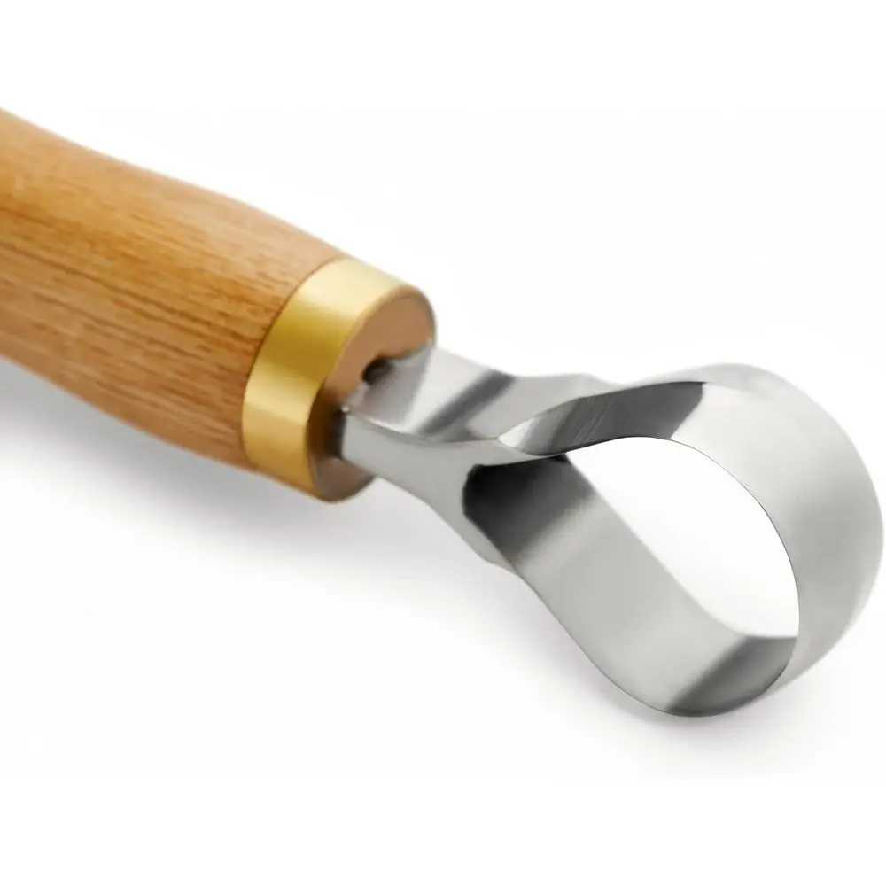 1 Scorpion-Shaped Round Carving Tool for Spoons, Bowls, and Cups with Oak Handle and Carbon Steel Blade
1 Scorpion-Shaped Round Carving Tool for Spoons, Bowls, and Cups with Oak Handle and Carbon Steel Blade