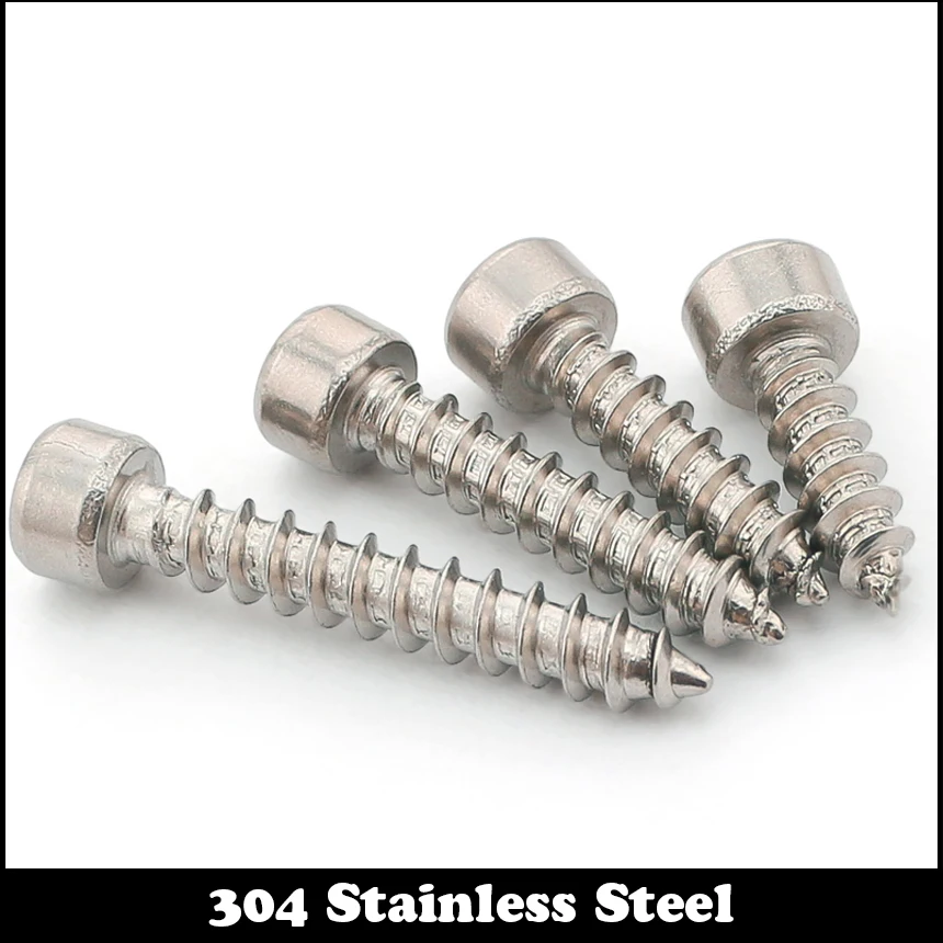 M4 M4*10/12/14/16/20 M4x10/12/14/16/20 304 Stainless Steel 304ss Wooden Audio Model Inner Hex Hexagon Socket Self Tapping Screw
M4 M4*10/12/14/16/20 M4x10/12/14/16/20 304 Stainless Steel 304ss Wooden Audio Model Inner Hex Hexagon Socket Self Tapping Screw