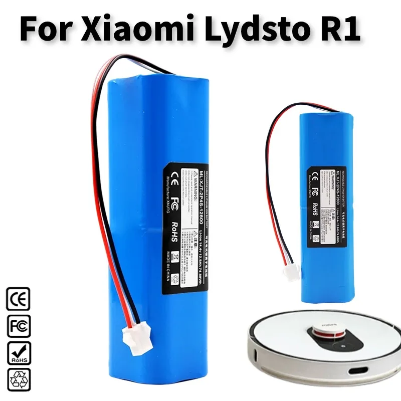 2024 Upgrade for XiaoMi Lydsto R1 Rechargeable Li-ion Battery Robot Vacuum Cleaner R1 Battery Pack with Capacity 12800mAh
2024 Upgrade for XiaoMi Lydsto R1 Rechargeable Li-ion Battery Robot Vacuum Cleaner R1 Battery Pack with Capacity 12800mAh