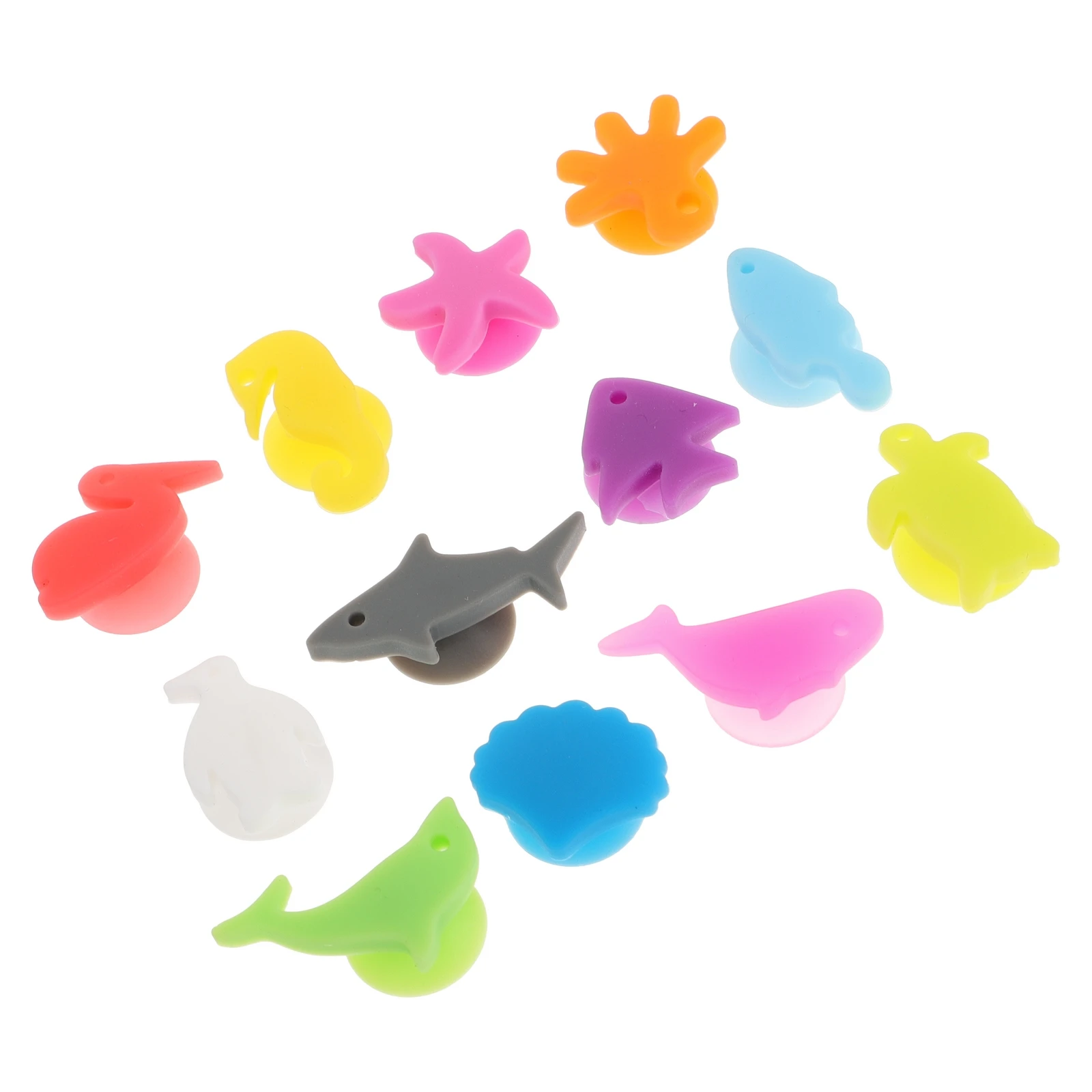 12pcs Fish Glass Charms Drink Markers Premium Silicone Party Glass Charms Tags For Party Decorations Random Colors
12pcs Fish Glass Charms Drink Markers Premium Silicone Party Glass Charms Tags For Party Decorations Random Colors