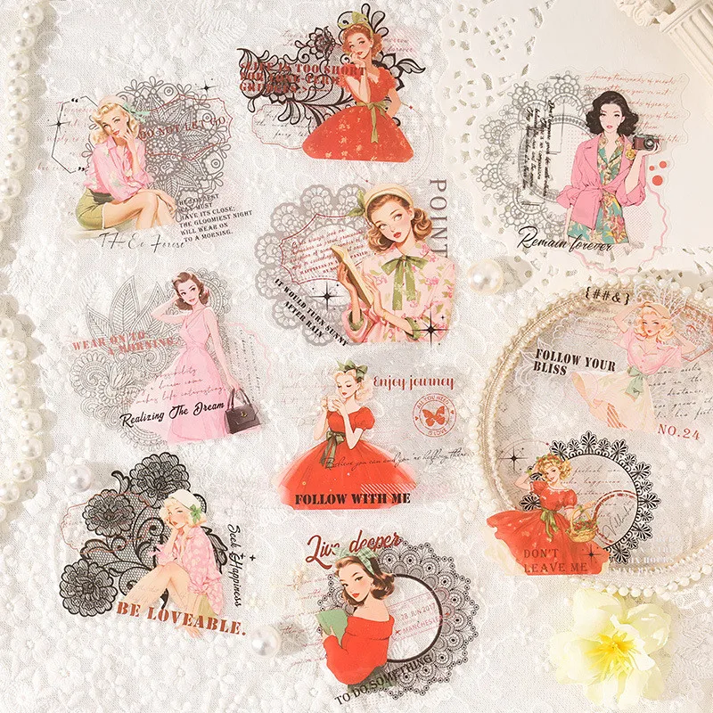 10pcs Character Stickers PET Material Decorative Stickers Pack Scrapbooking Material Label Diary Phone Journal Planner
10pcs Character Stickers PET Material Decorative Stickers Pack Scrapbooking Material Label Diary Phone Journal Planner