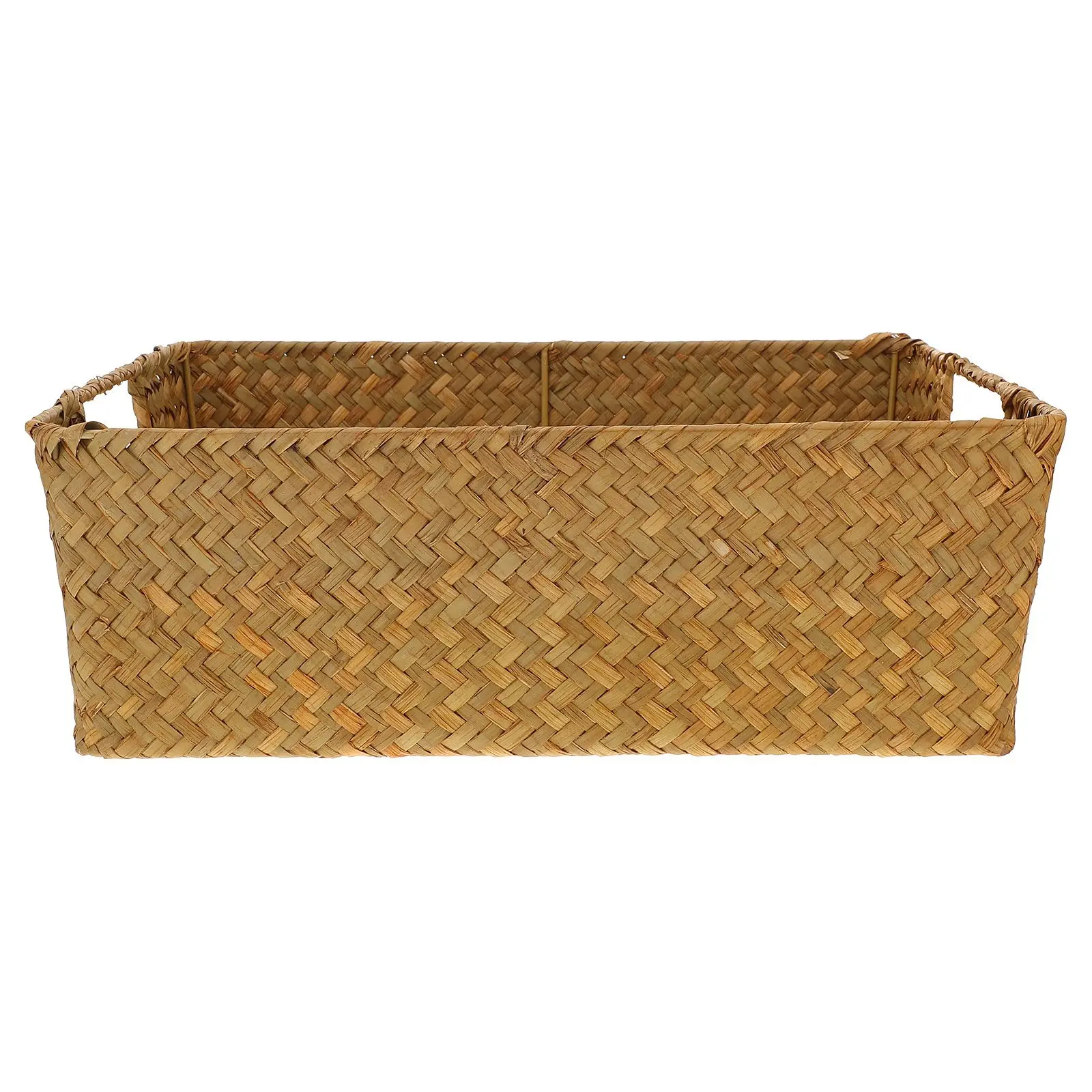 Handwoven Seagrass Basket Rectangular Medium Wood Color Storage Container Home Organization Box Bamboo Storage Solution
Handwoven Seagrass Basket Rectangular Medium Wood Color Storage Container Home Organization Box Bamboo Storage Solution