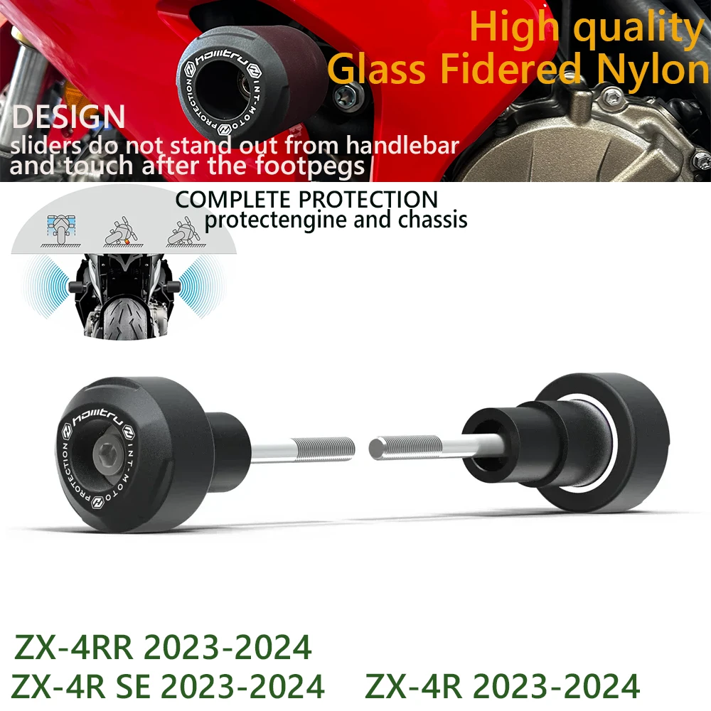 Для Kawasaki ZX-4R 2023-2024 ZX-4R SE 2023-2024 ZX-4RR 2023-2024 Бобны защиты от столкновений
Для Kawasaki ZX-4R 2023-2024 ZX-4R SE 2023-2024 ZX-4RR 2023-2024 Бобны защиты от столкновений