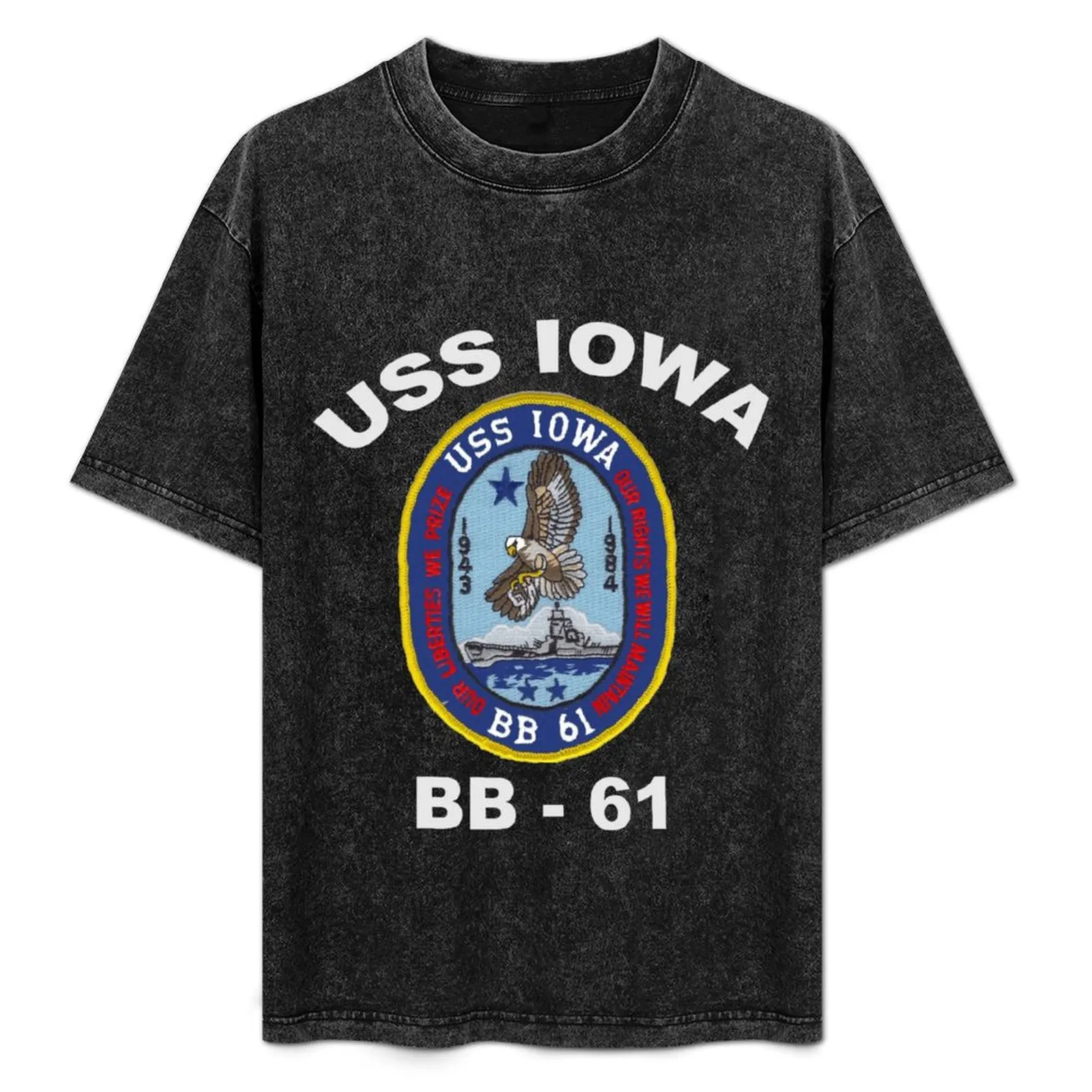 USS Iowa (BB-61) for Dark Colors T-Shirt Lightweight Print T-Shirt
USS Iowa (BB-61) for Dark Colors T-Shirt Lightweight Print T-Shirt
