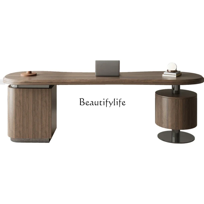 FG44Chinese Style Solid Wood Desk Modern Minimalist Home Desk High-End Walnut Computer Desk
FG44Chinese Style Solid Wood Desk Modern Minimalist Home Desk High-End Walnut Computer Desk