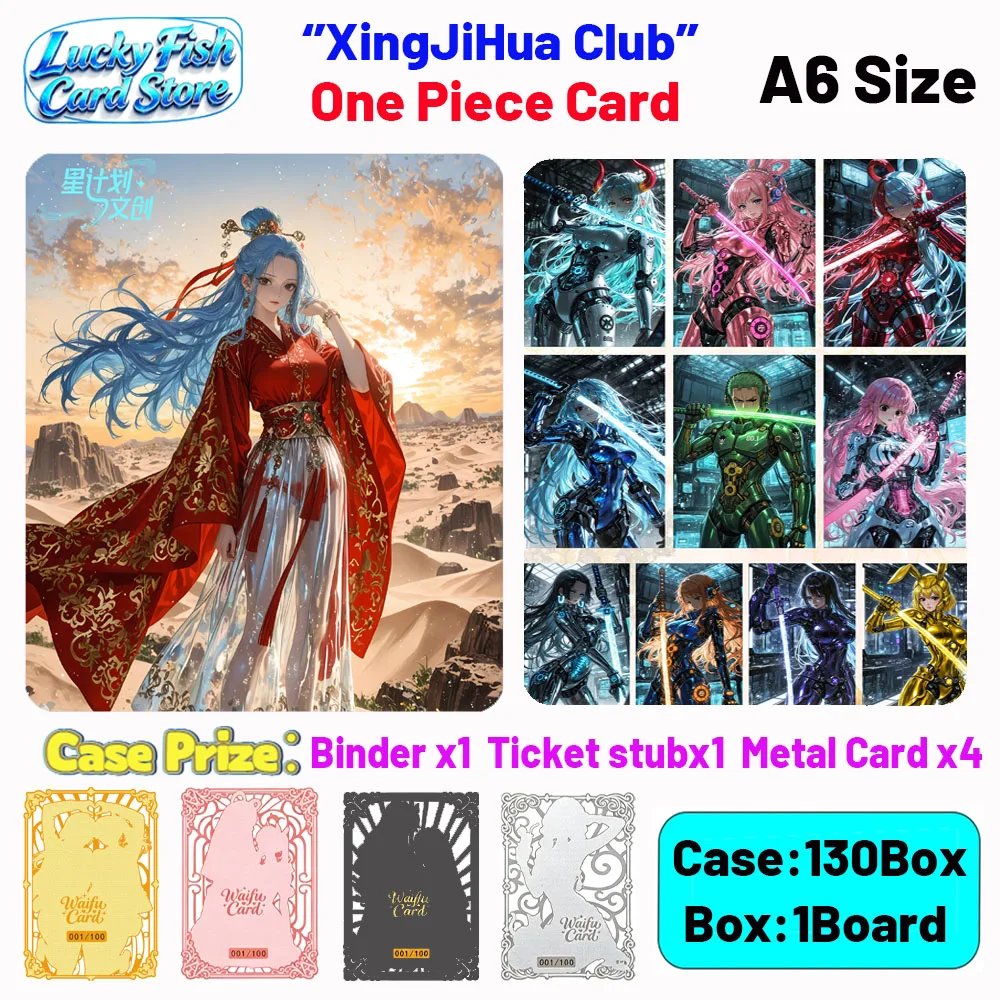 Wholesale 2026 New XingJiHua Creative Studio One Piece Cards 130 Pieces A6 Size Boards Children's Toys Birthday Gifts
Wholesale 2026 New XingJiHua Creative Studio One Piece Cards 130 Pieces A6 Size Boards Children's Toys Birthday Gifts