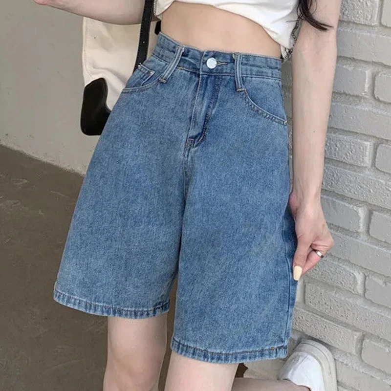 Fashion High Waist Denim Shorts Women New Style Slimming Design Slim Fit Shorts Woman Summer Simple Straight Short Pants Mujer
Fashion High Waist Denim Shorts Women New Style Slimming Design Slim Fit Shorts Woman Summer Simple Straight Short Pants Mujer