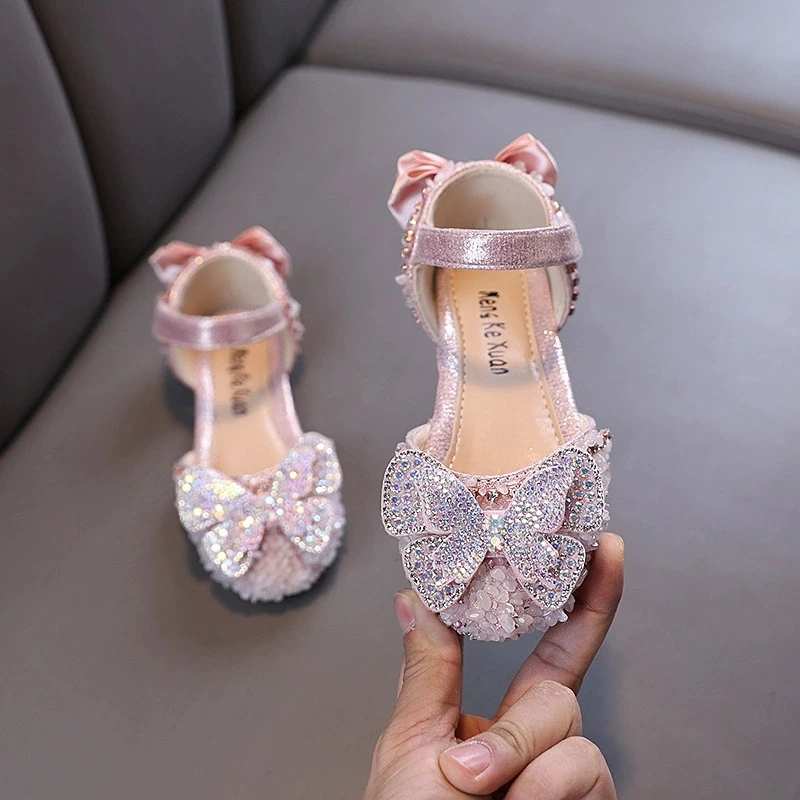 New Girls Princess Shoes Baby Flat Sequin Bow Sandals Kids Shoes Children Fashion Bling Soft Kids Dance Party Sandals
New Girls Princess Shoes Baby Flat Sequin Bow Sandals Kids Shoes Children Fashion Bling Soft Kids Dance Party Sandals