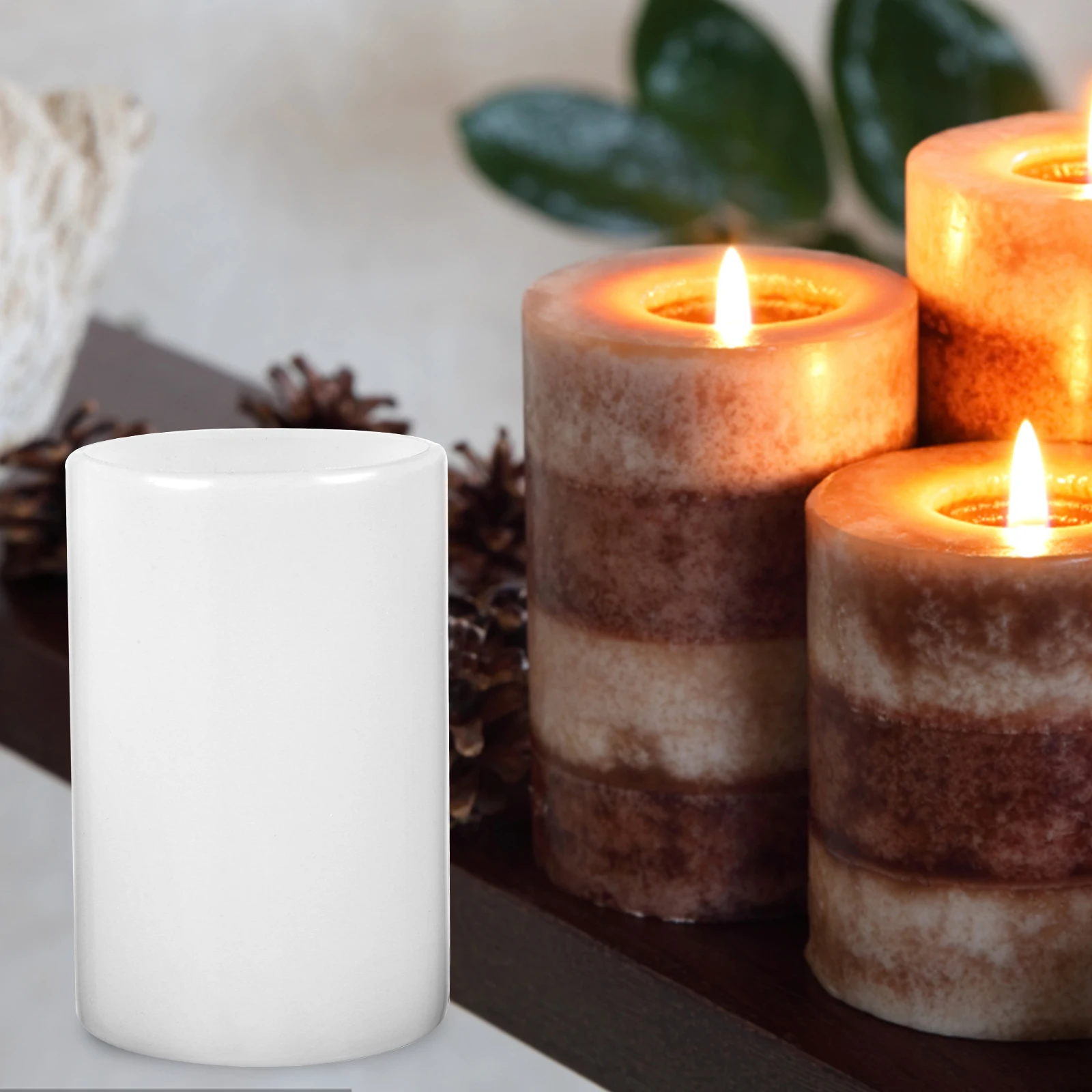 Molds Silicone Pillar Molds for Making Candles Wax White Smooth Interior Mold Set Including Cores HOLDERS Wick
Molds Silicone Pillar Molds for Making Candles Wax White Smooth Interior Mold Set Including Cores HOLDERS Wick