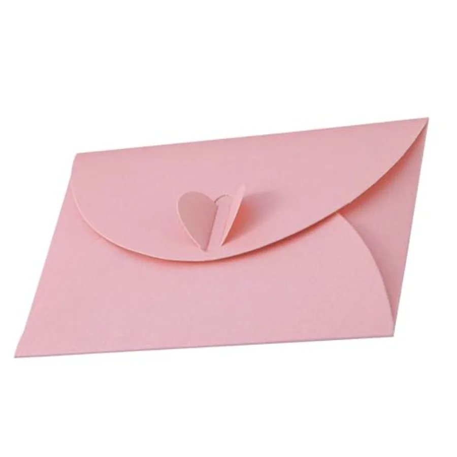 20 Pcs Gift Card Envelopes with Heart Shaped Clasp, Cute Mini Envelopes 3.9 x 2.7 inch Perfect for Gift Cards, Love Letters, We
20 Pcs Gift Card Envelopes with Heart Shaped Clasp, Cute Mini Envelopes 3.9 x 2.7 inch Perfect for Gift Cards, Love Letters, We