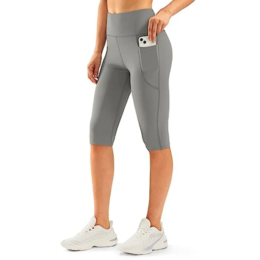 Women's Knee Length Capri Leggings with Pockets High Waisted Workout Exercise Yoga Capris Pants for Women
Women's Knee Length Capri Leggings with Pockets High Waisted Workout Exercise Yoga Capris Pants for Women