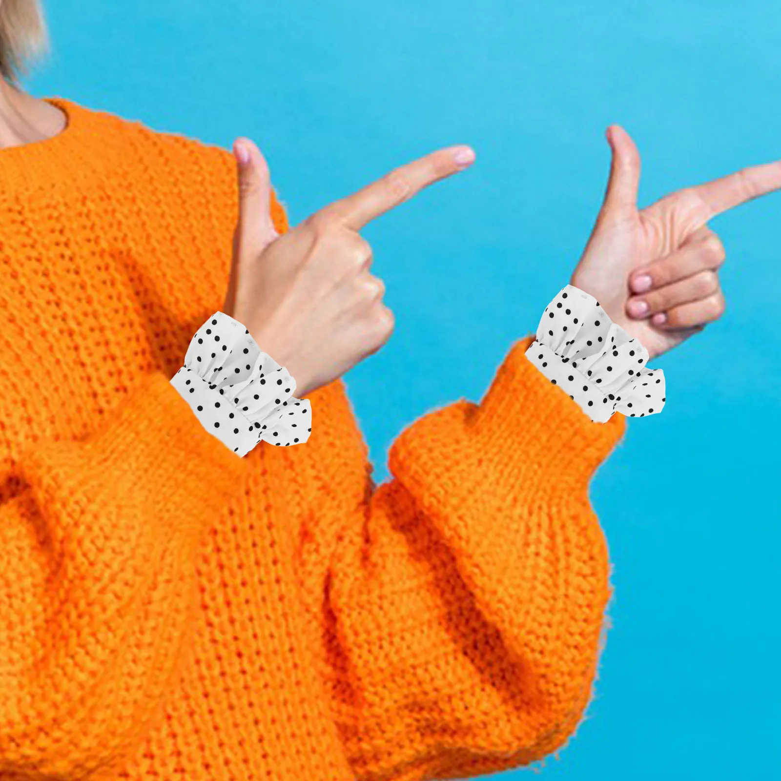 Decorative Fake Sleeves Female Sweater Hollow Horn Wrist Cuffs Warmers Blouse Coat Hand Detachable Women for
Decorative Fake Sleeves Female Sweater Hollow Horn Wrist Cuffs Warmers Blouse Coat Hand Detachable Women for